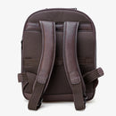 Mochila Em Couro Café